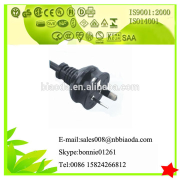 SAA 7.5A 250V approval power plug with switch