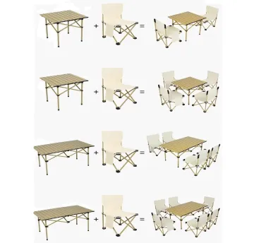 Garden Table Foldable Camping Table BBQ Picnic Outdoor Folding Table and Chairs Set" 

However, for better SEO and readability, consider shortening it to:

"Camping Table & Chair Set: Foldable BBQ Picnic Outdoor Folding Table