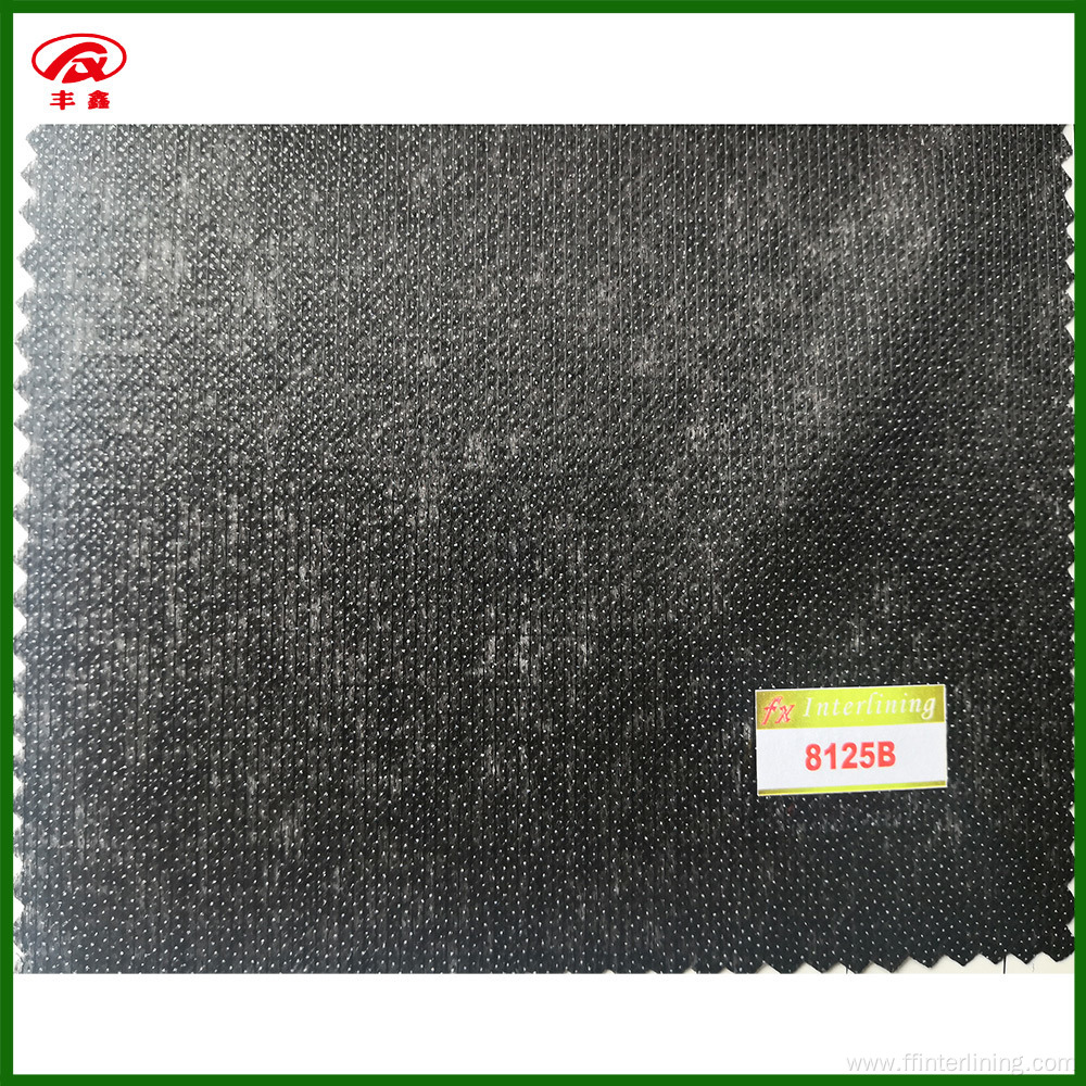 Non woven coated polyester fusible Interlining