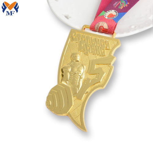 Medalha comemorativa de metal personalizada com moeda martelada