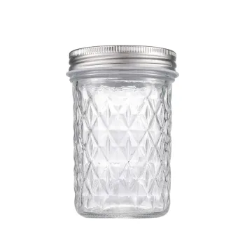 Clear Glass Storage Jar with Tight Seal - Ideal for Kitchen Use
