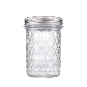 Jarra de armazenamento de vidro transparente com selo apertado - ideal para uso da cozinha