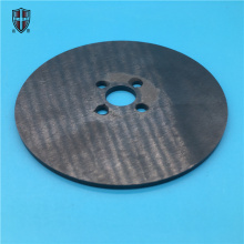 placa de disco de circonio cerámico negro placa de roundel