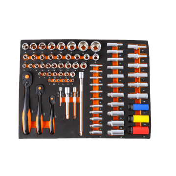 7 Drawers Cabinet Professional Tool Set Trolley