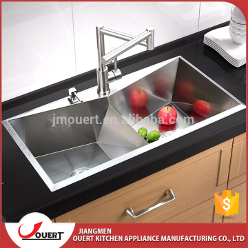 2016 hot sale hand-made double bowl 1.2mm universal stainless steel sinks                        
                                                Quality Choice