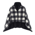 Japanese style multifunctional cloak shawl flannel blanket