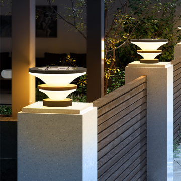 Outdoor Waterproof Solar Pillar Lamp