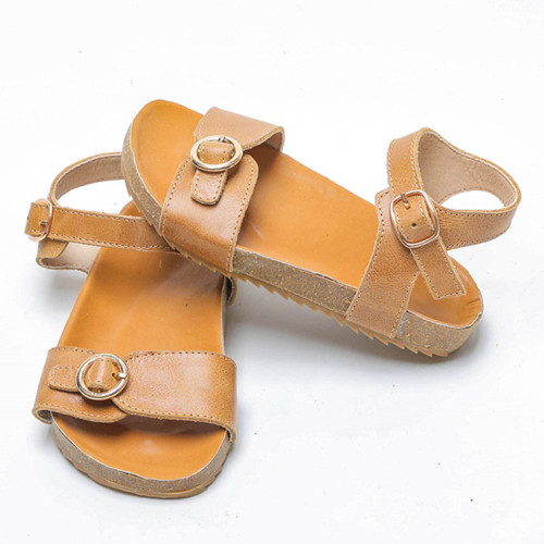 Cork Insole Children Summer Kids Sandals