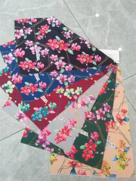 Imitation Acetate Polyester Satin Chiffon Print Fabric