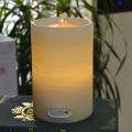 Led Rechargeable Wave Flat Candle With Button