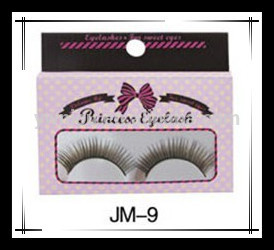 Makeup Sets Comfortable Black Custom Made Eyelashes In Box