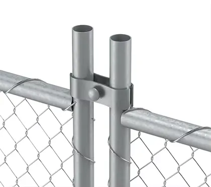 USA Standard 6x12ft Galvanized Chain Link Fence with Sunshade Net