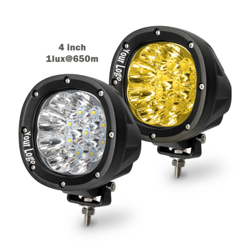 90W LED Work Light - Amber Fog Light for Off-Road Vehicles