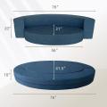 Stylish Sofa Bett Memory Foam Round Sofa