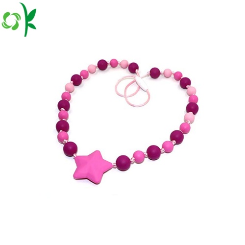 New Decoration Fashion Silicone Necklace Beads for Baby