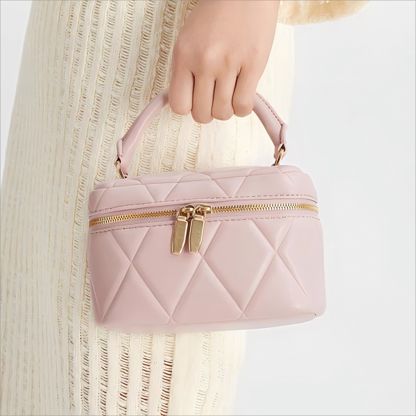 2025 Summer Fashion Striped Chain Box Handbag