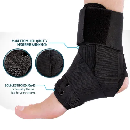 Active Adjustable Neoprene Ankle Brace Support Sleeve