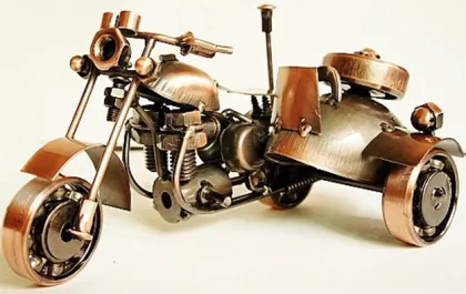 Metal Three-wheeled motorcycle model