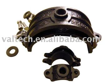 DN80/DN300 saddle for PVC pipe