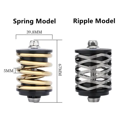 Ultra-light Stainless Steel Folding Bike Rear Shock Absorber for Brompton and Other Bicycles