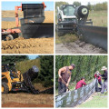 Black Silt Fence With Welded Wire Mesh