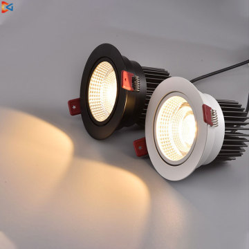 7W 안티 글레어 LED 다운 라이트 - 상업 라운드 SMD 스포트라이트 천장 조명