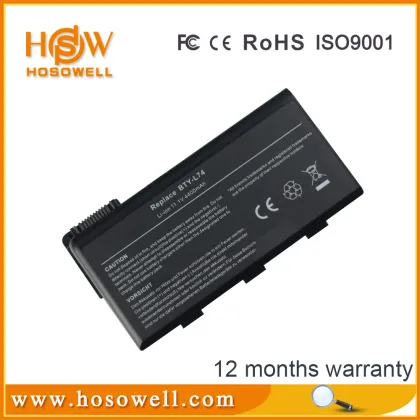 6 CELL laptop battery for MSI A5000 A6000 A6005