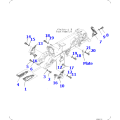 D275A-5R Crawler DozerTrack Frame Guard17M-30-57330