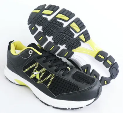 Black / Yellow  Sport Running Shoes ,men Action  running Shoes 