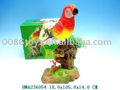 Sound control parrot toys