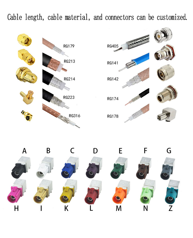 Mmcx to Sma Female 2 Hole Flange cable 9