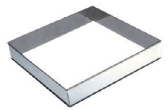 Square ring for Cantonese sponge cake, s/s