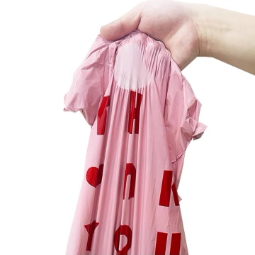 Clothing express packaging in plastic bags