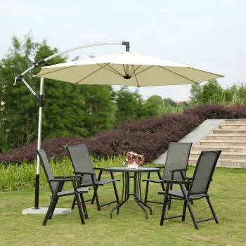 Custom Logo Printed Cafe Umbrellas for Outdoor Advertising