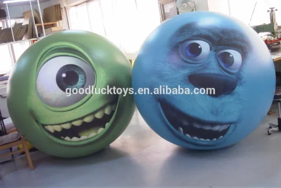 2016 Custom new design Full printing inflatable helium PVC balloon