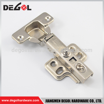 China wholesale iron rustic clip on full overlay conceal two way cabinet hinge