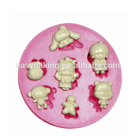 Wholesale Mini Cartoon Silicone Chocolate Mold