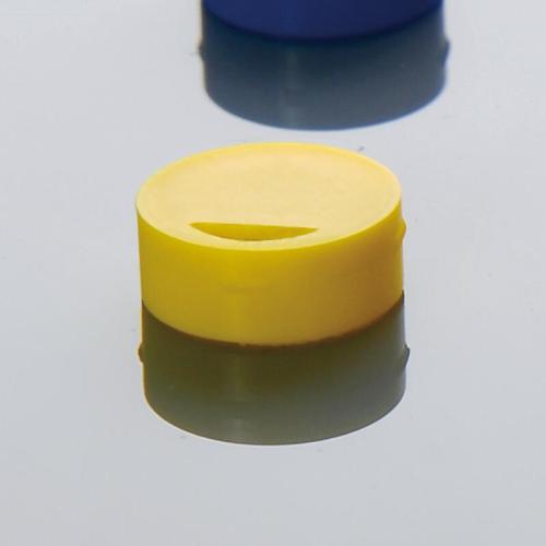 Inserções de tampa de frasco criogênico amarelo