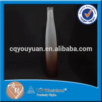 Fashionable 500ml 100% lead free custom made glass bottles