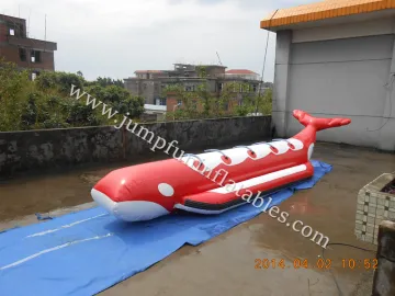 Whale water banana boat 5 seats Inflatable boat for water ski sports