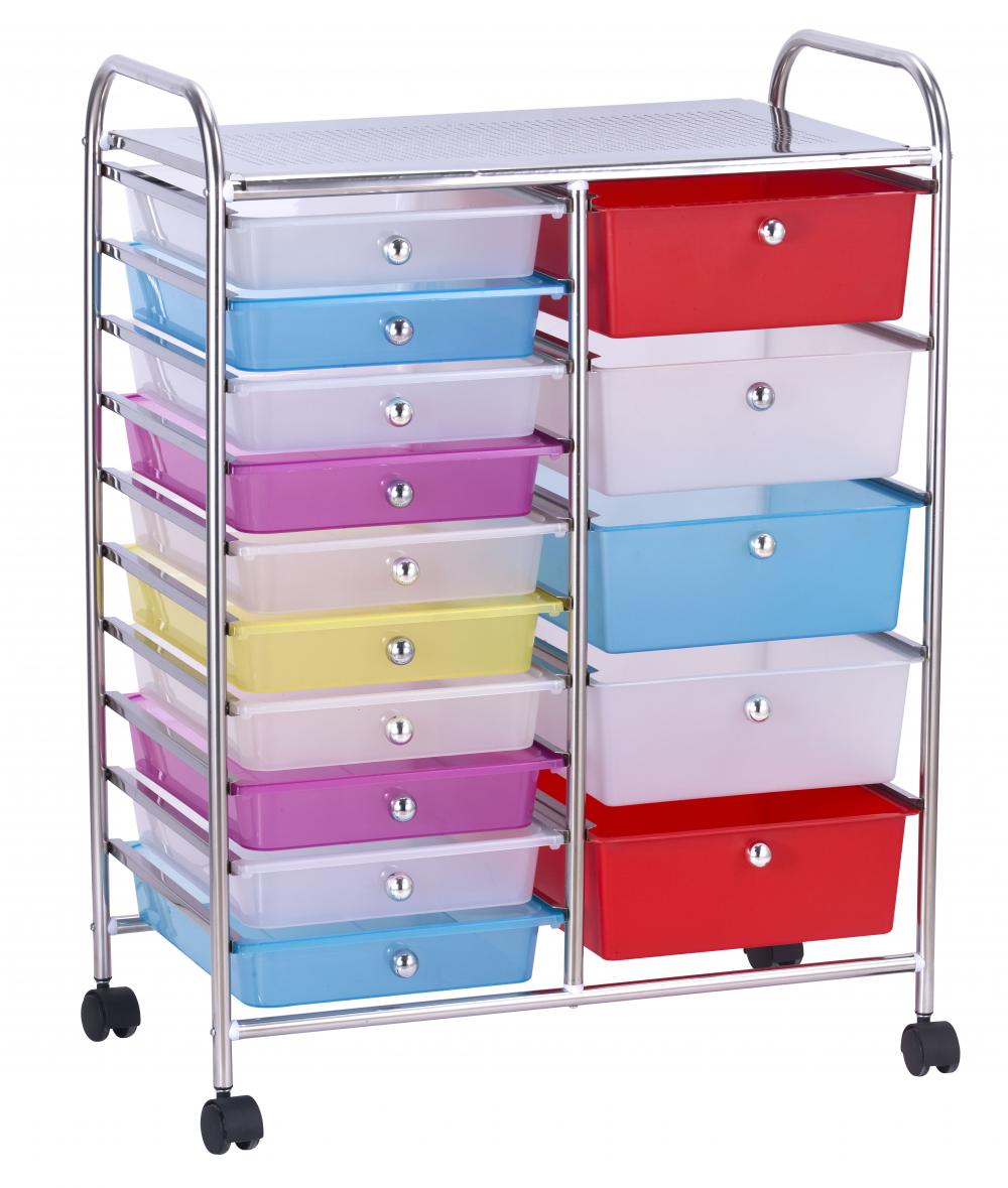 10 + 5 Tier Storage Cart