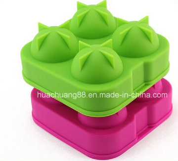 Factory Price Top Quality FDA Approved Food Grade Whisky Ice Ball Maker Reusable Silicone Ice Ball Blue Silicone Ball