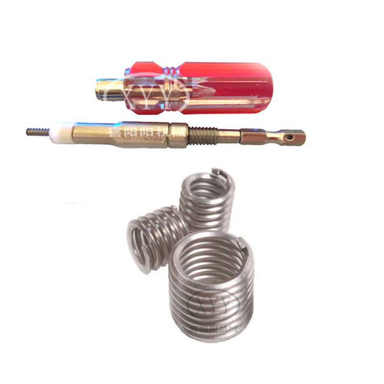 Hot Selling Tailless Thread Insert New Type Fasteners with Brass Zinc Alloy Titanium Material Steel Wire Screw Sleeve