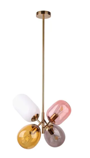 Simple modern balloon glass pendant