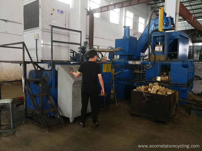 Horizontal Automatic Steel Metal Removal Briquetting Press