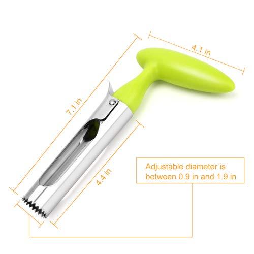 Corer de frutas y verduras de acero inoxidable de primera calidad