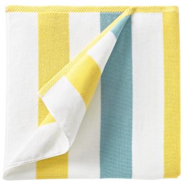 Oversized Cotton High Absorbent Striped Cabana Beach Towel