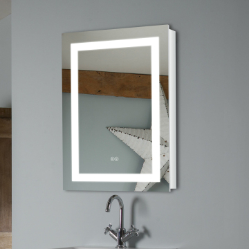 Modern 304 Stainless Steel Smart Bathroom Mirror Cabinet