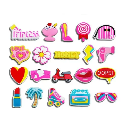 Cheap Cute Lollipop PVC Shoe Charms - Pink Series Gifts Wholesale