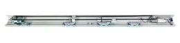Automatic door glass sliding door mechanism